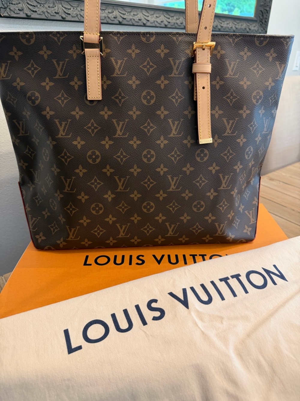 Louis Vuitton Brown Monogram Tote